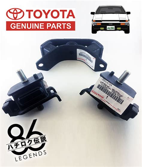 AE86 Toyota Corolla Engine Mount Kit 86 Legends