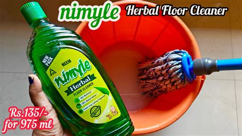 Nimyle Herbal Floor Cleaner Review Demo ITC Nimyle Herbal Floor