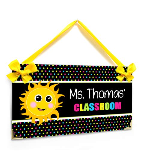 Teacher Door Sign Template