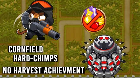 Cornfield Hard CHIMPS Guide No Harvest Achievement No Monkey