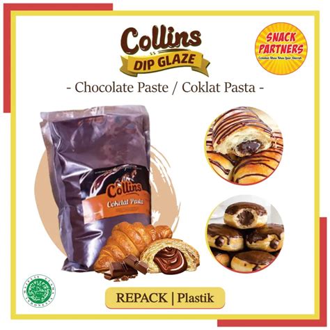 COLLINS Coklat Pasta REPACK 1 Kg 500 Gr 200 Gr Selai Cokelat