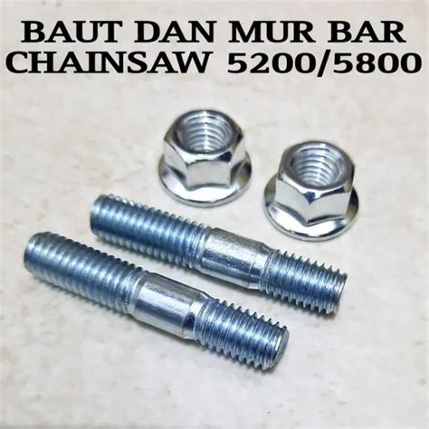 Jual Baut Dan Mur Set Untuk Bar Mesin Chainsaw Tipe Dan Di