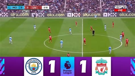 Manchester City Vs Liverpool Fc 1 1 • Premier League 202324 • Full