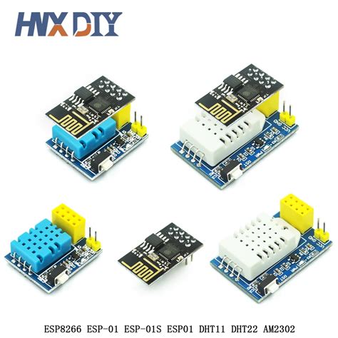 Esp8266 ESP 01 ESP 01S esp01 dht11 dht22 am2302 módulo wifi sensor de