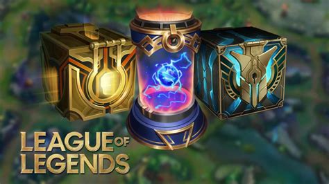 Tasas de caída de League of Legends cofres de obra maestra y hextech