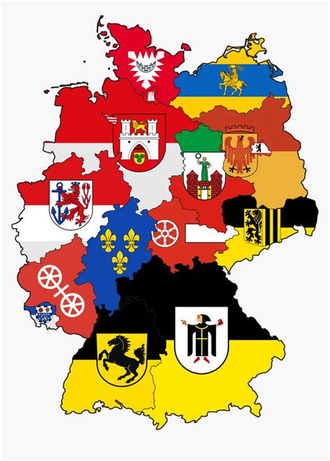 All German State Flags, HD Png Download - kindpng