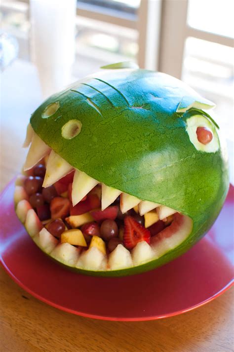 Dinosaur Watermelon Or Watermelon Dinosaur My Husb Made This Genius