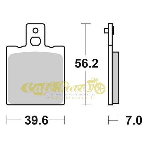 BRAKE PADS SBS 519 HF ORGANIC MOTO GUZZI