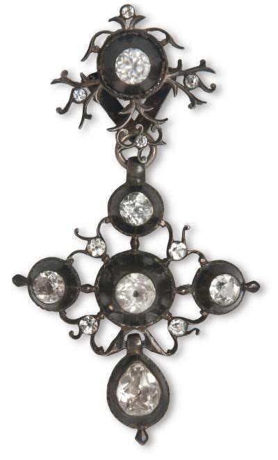 croix de Saint Lô argent et strass bijou normand Bijoux Collier