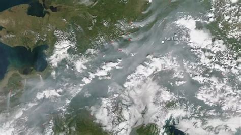 Los Incendios Forestales En Alaska Se Ven Desde El Espacio