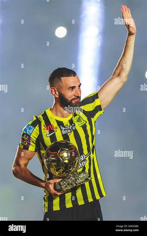 Jeddah, Saudi Arabia. 10th June, 2023. French football player Karim ...