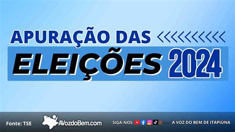 Resultado Final Das Elei Es Para Prefeito Em Itapi Na