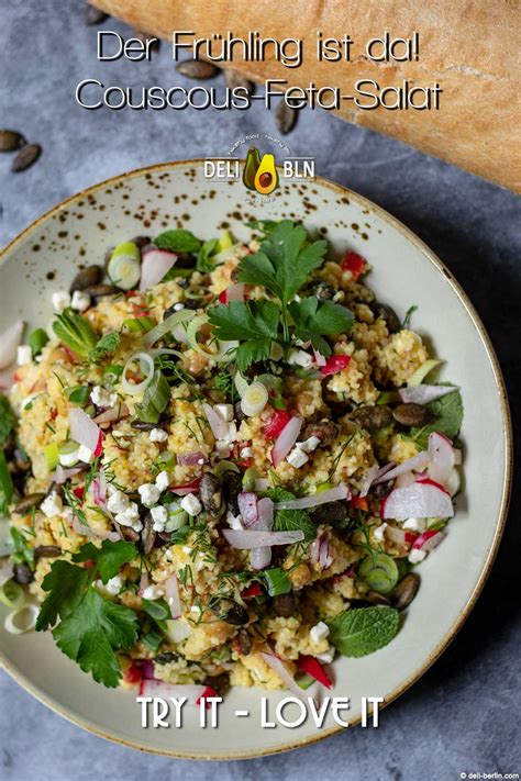 Leckerer Couscous Feta Salat Gut Zum Mitnehmen Deli Berlin