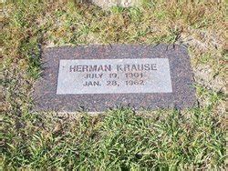 Herman Krause Homenaje De Find A Grave