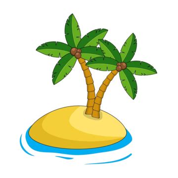 deserted island clipart