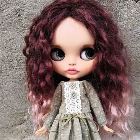 Blythe Doll Custom Blythe Custom Doll Blythe Ooak Blythe Etsy Blythe Dolls Custom Dolls Ooak