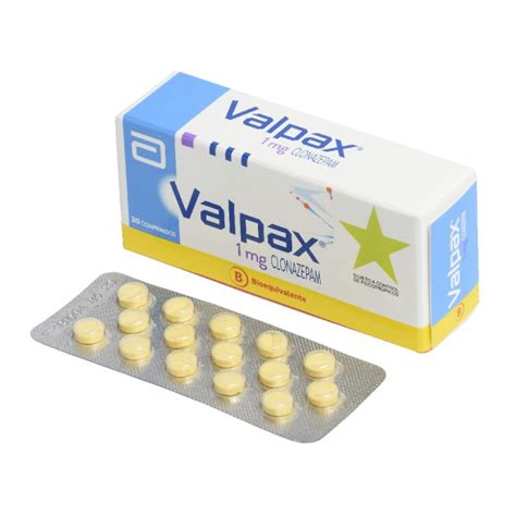 VALPAX 1mg 30 Comprimidos