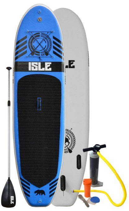 Isle Ft Inflatable Stand Up Paddle Board With Pump And Piece