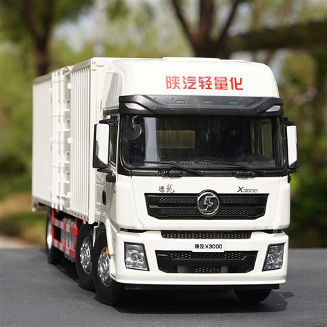 Original Factory 1 24 Shaanxi Delong X6000 White Diecast Container Tru