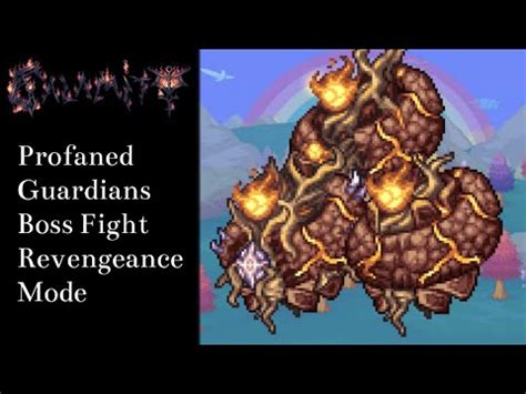 Terraria Calamity Profaned Guardians Boss Fight Revengeance Mode