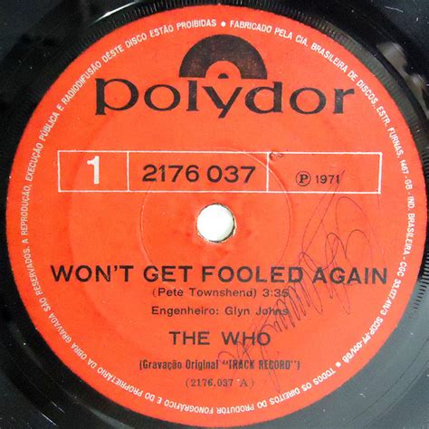 The Who Won T Get Fooled Again 1971 Vinyl Discogs