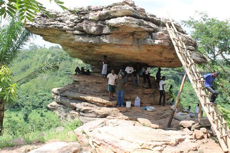 Nigerian Culture Boti Water Falls Umbrella Rock And Three Headed Palm