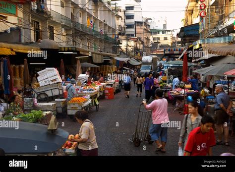 Thailand Bangkok street market Stock Photo: 4092973 - Alamy