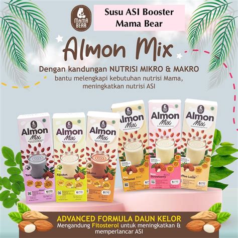 Jual Mamabear Pelancar Asi Booster Mama Bear Almon Mix Tersedia