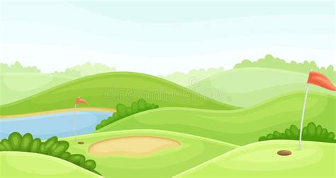 Countryside Golf Courses Set Play Tournament Competition Invitation