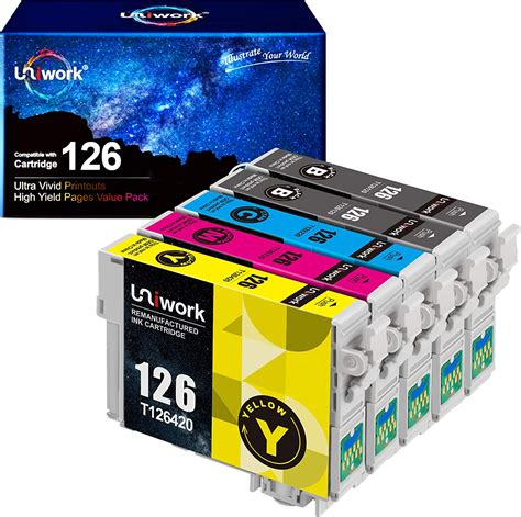 Uniwork Remanufactured Ink Cartridge Replacement For Epson T Use