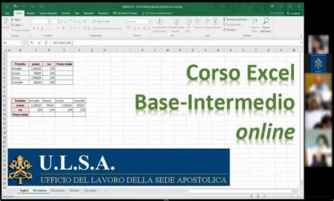 Corso Di Excel Base Intermedio Online Ulsa