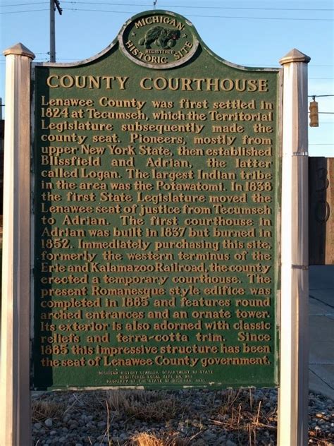 County Courthouse Historical Marker