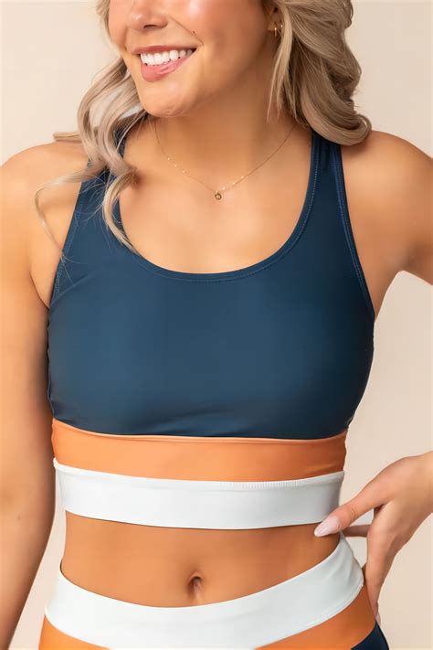 Flow Cut Back Crop Bikini Sets