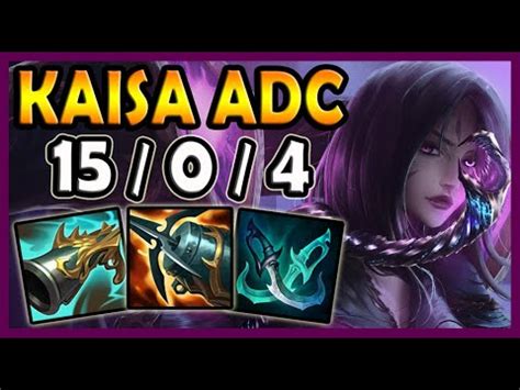 Kaisa Vs Jinx Perfect Kda Adc Korea Master Patch Youtube