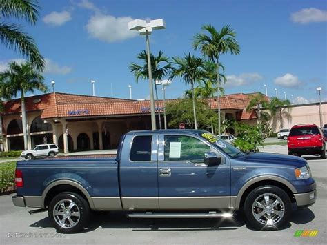 2005 Medium Wedgewood Blue Metallic Ford F150 Lariat Supercab 21060998