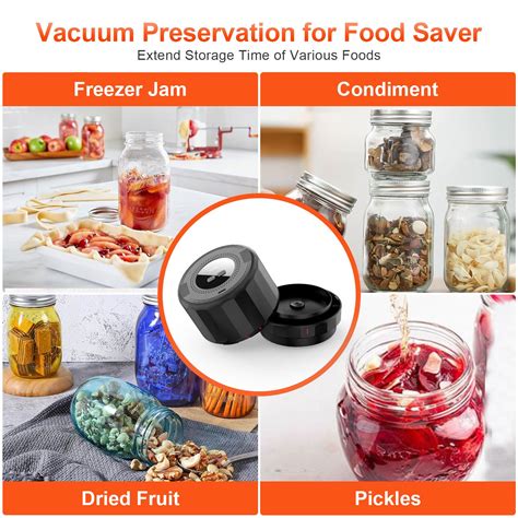 Snapklik Mason Jar Vacuum Sealer Electric Mason Jar Sealer