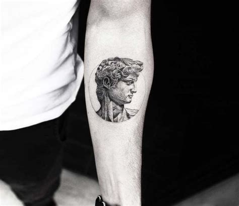 Bust of David tattoo by Alessandro Capozzi | Post 22610 | David tattoo, Pattern tattoo, Tattoos