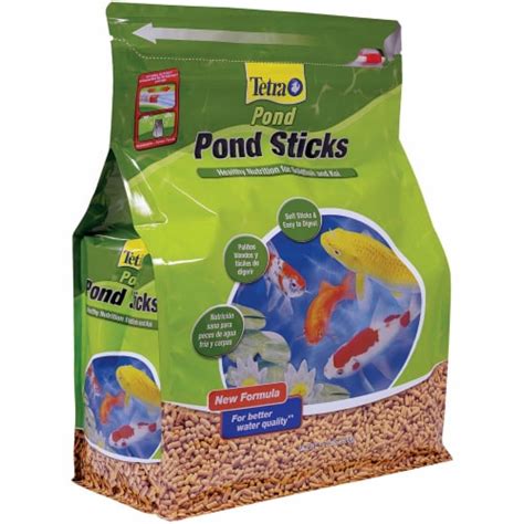 TetraPond Pond Sticks, Pond Fish Food, for Goldfish and Koi, 1.72 ...