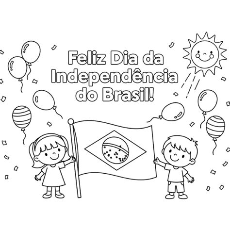 Desenho Semana Da Patria - Desenhos da Semana da Pátria para Imprimir e Colorir - Animais Para Colorir