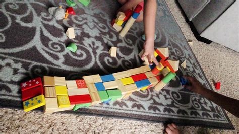 Wooden Blocks Bridge Youtube