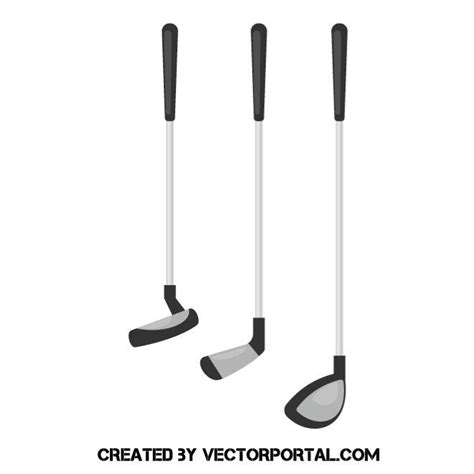 Golf clubs image Royalty Free Stock SVG Vector