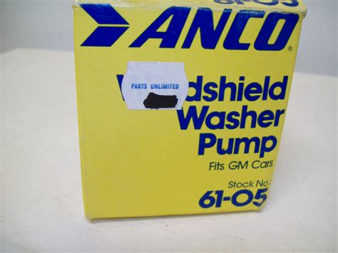 Windshield Washer Pump Anco For Sale Online Ebay