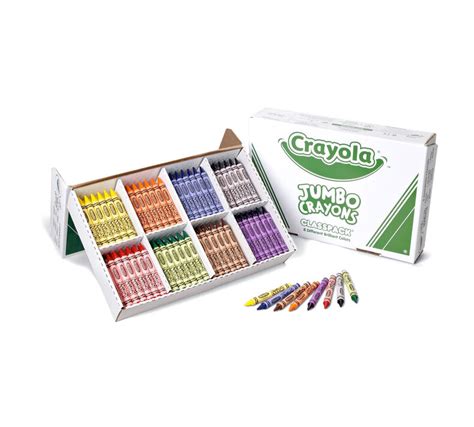 Crayola Jumbo Crayons, 200 Count, 8 Colors | Crayola