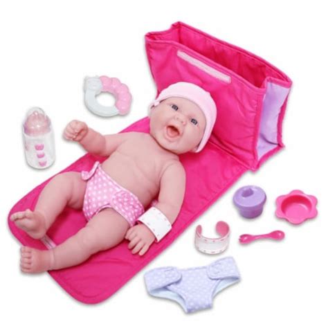 La Newborn 10 Piece 13 in. Realistic Smiling Baby Newborn Doll Deluxe ...