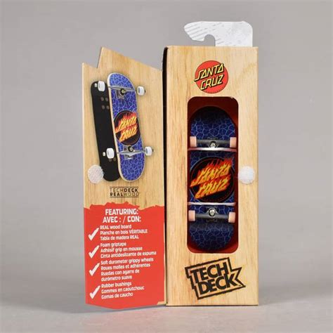 Tech Deck Santa Cruz Flame Dot Performance Wooden Fingerboard