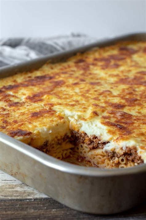 Authentic Pastitsio Greek Lasagna Recipe