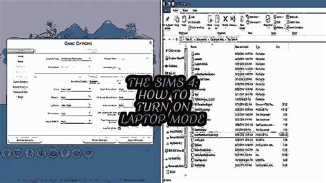 Sims 4 Laptop Mode Comparison