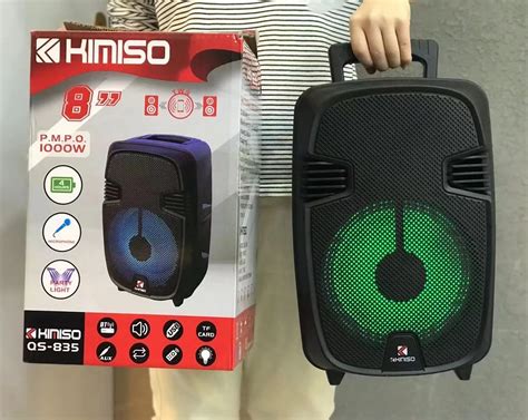 Qs Inch Kimiso Karaoke Outdoor Trolley Speaker With High Quality