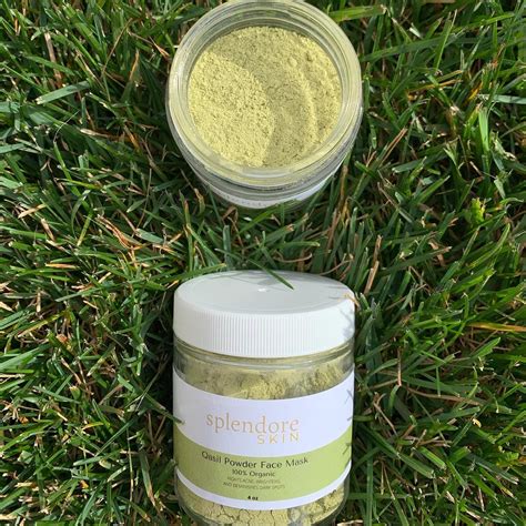 100 Organic Qasil Powder Face Mask Etsy