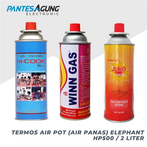 Jual TABUNG GAS PORTABLE GAS KALENG HI COOK 230 GRAM Win Gas 240 Gr